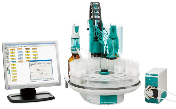 855 Robotic Titrosampler for chloride analysis with 772 Pump Unit