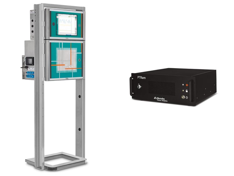 2060 The NIR-Ex Analyzer (left) and PTRam (right) from Metrohm Process Analytics