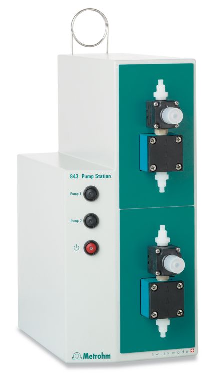 Sample Processor 的 843 Pump Station（隔膜式）– rinse/aspirate