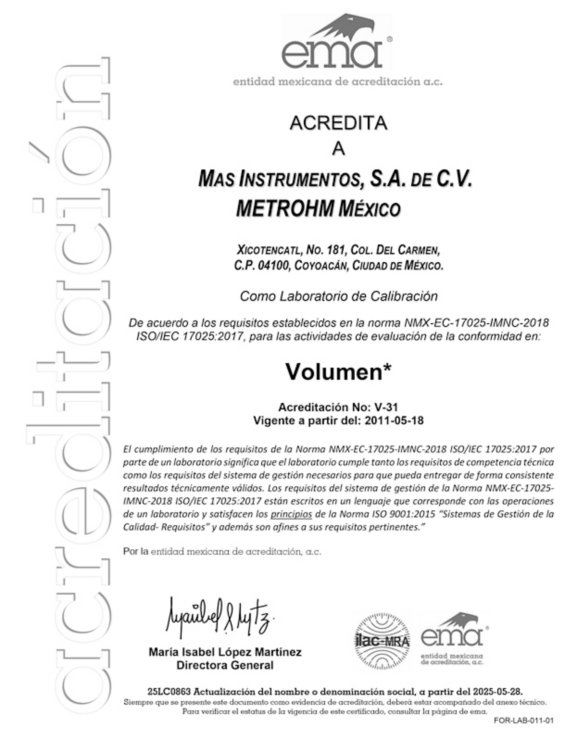 Certificado ISO MX
