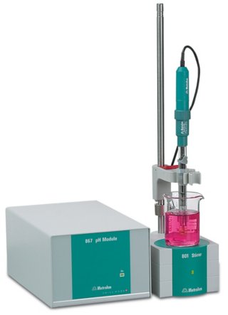 867 pH Module and 801 Stirrer