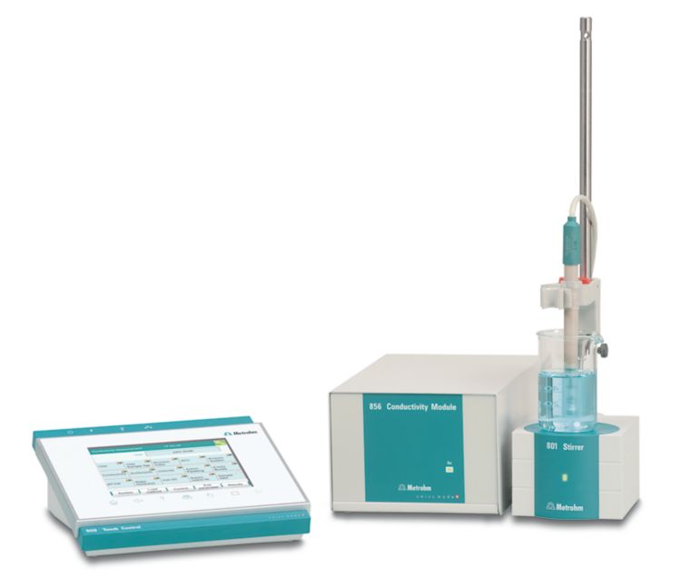 856 Conductivity Module with Touch Control, including 5-ring conductivity measuring cell