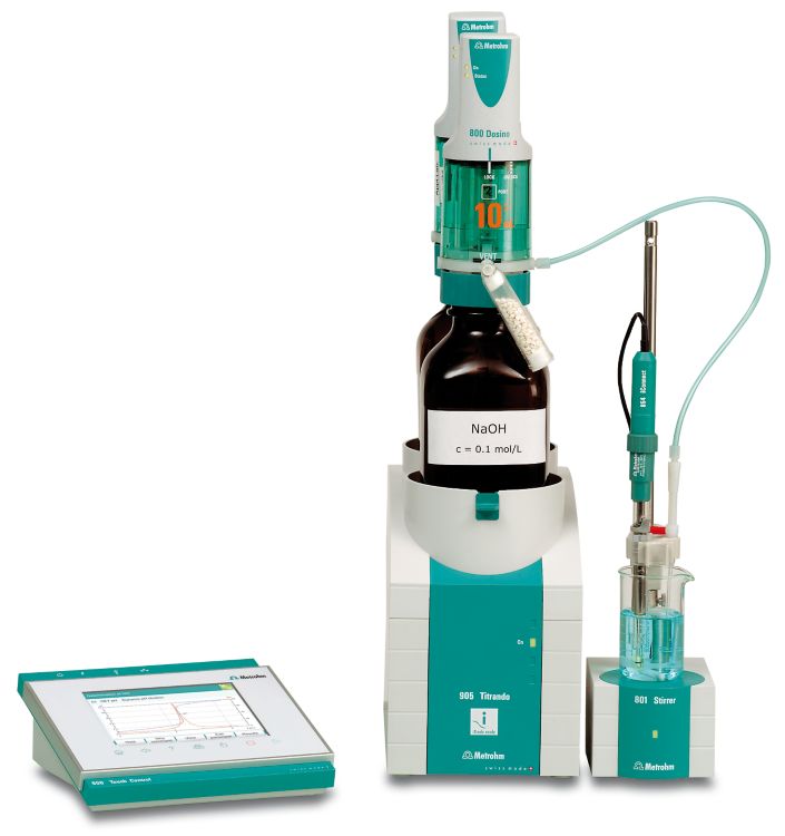 Epoxide equivalents in epoxy resin | Metrohm