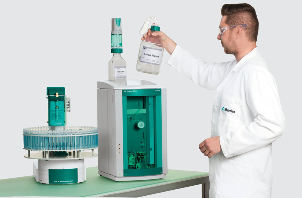 Compact, user-friendly Metrohm IC instrumentation to quantify various anions in explosives and explosion residues.