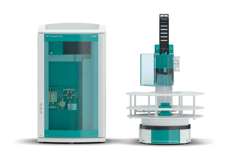 "ProfIC Vario 1 Amperometry" – Professional IC Vario system for automated ion chromatography with amperometric detection