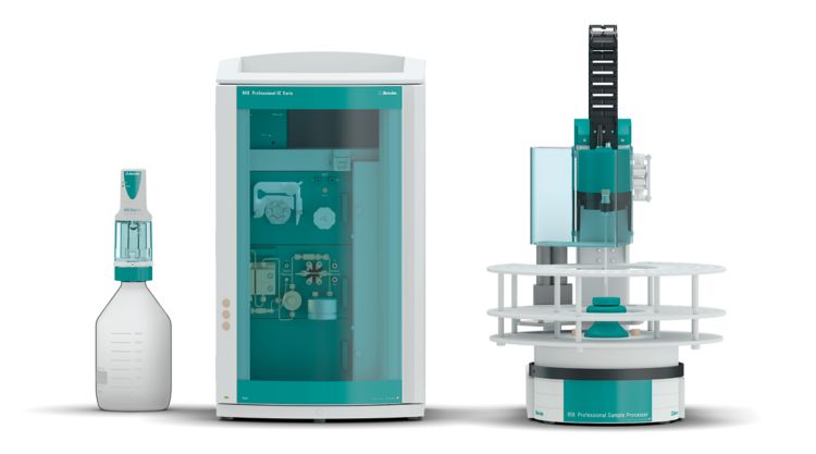 «ProfIC Vario 14 Anion» – sistema Professional IC Vario con tecnica di iniezione intelligente pick-up di Metrohm (MiPuT)