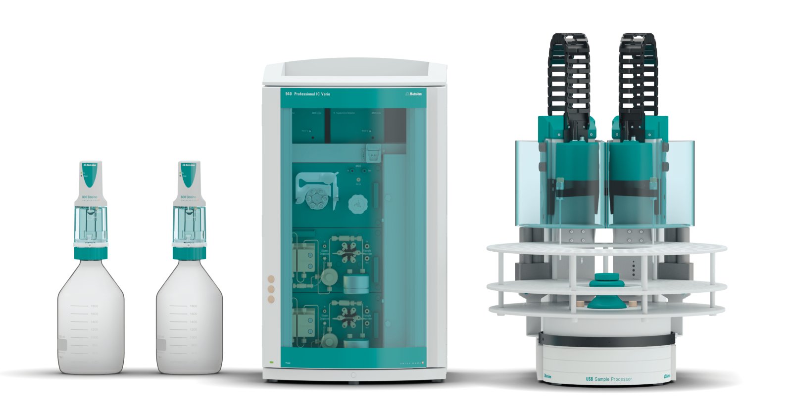 ProfIC Vario 5 AnCat � Professional IC Vario System with Metrohm's intelligent preconcentration technique (MiPCT), incl. 29402500, 28509010, 28000010, 28150130, 27860040, 62841120, 62841130