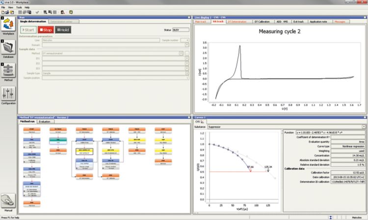 Captura de tela do software viva