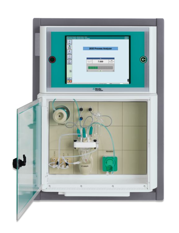 2035 Process Analyzer - Potentiometric for accurate determination of TMAH in developer.