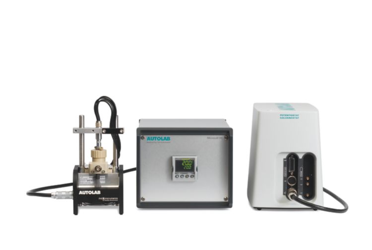 The Autolab Microcell HC combined with the Autolab PGSTAT204 and the FRA32M module