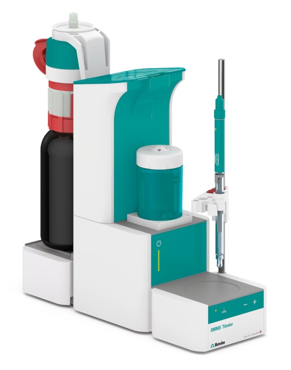 OMNIS Basic Titrator. Example setup for the determination of the pH value.