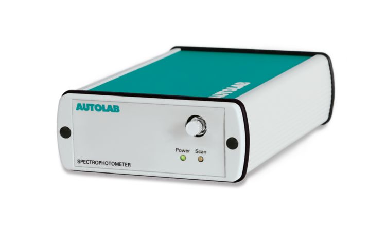El espectrofotómetro Autolab.