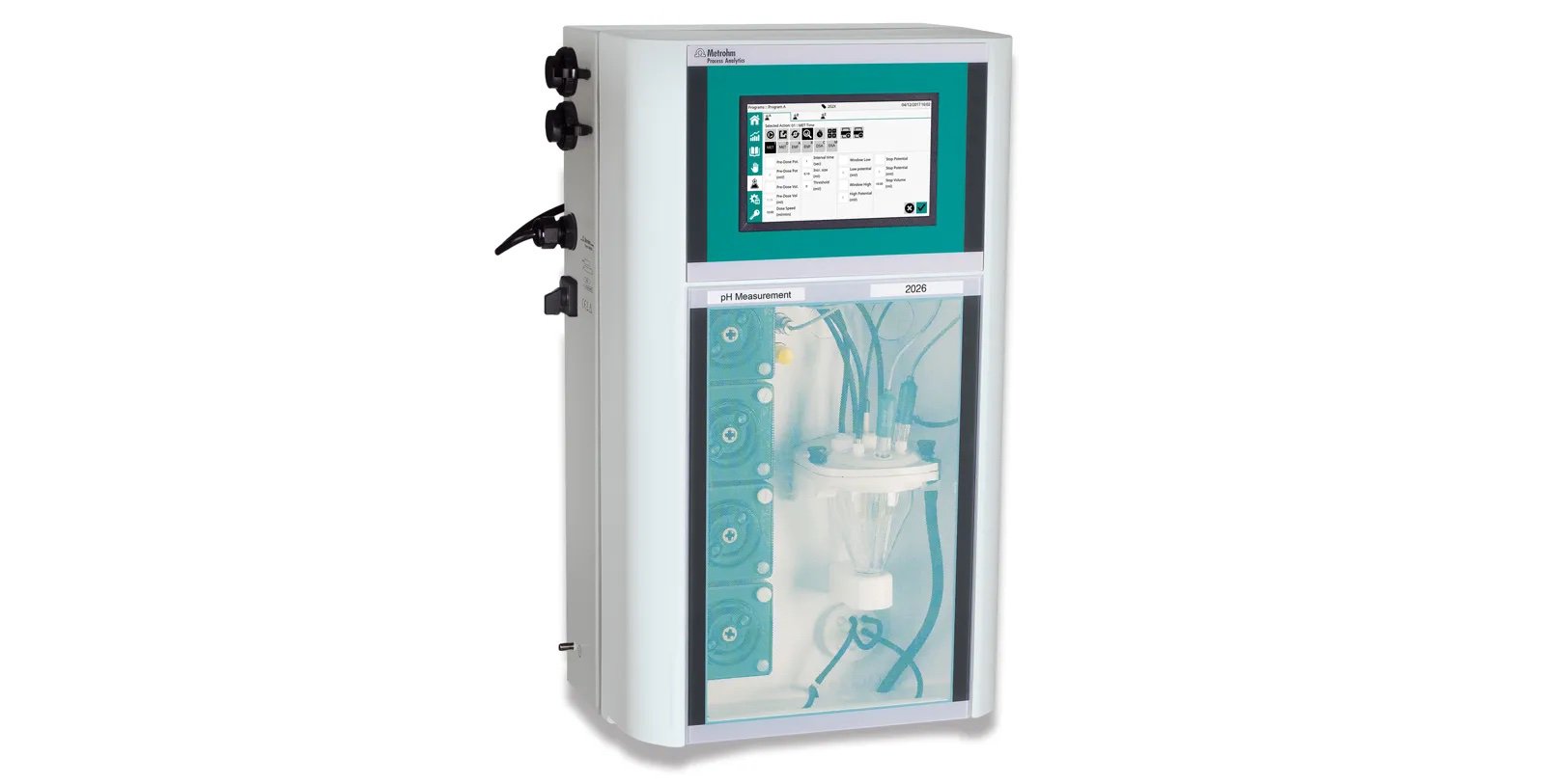 Der 2026 pH Analyzer von Metrohm Process Analytics ist ein vollautomatisches Analysesystem, zB zur Bestimmung des pH-Wertes als individuellem Prozessparameter.