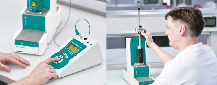 Calibration of an instrument by a Metrohm Service Engineer