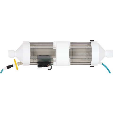 Wet rotating denuder (WRD) for easy gas removal.