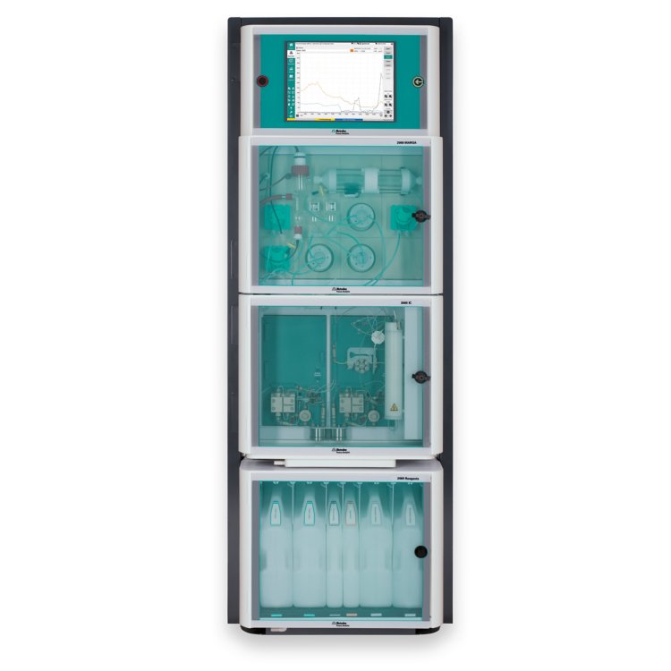2060 MARGA M, air monitoring system, ambient air monitor, front view, door closed, Metrohm Process Analytics