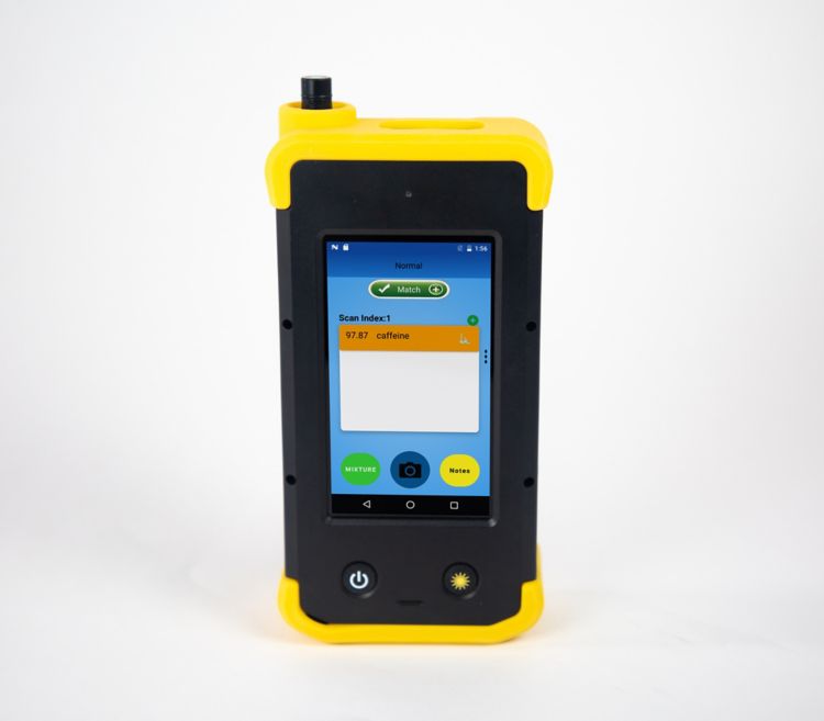 Equipamento espectrômetro Raman portátil TacticID Mobile