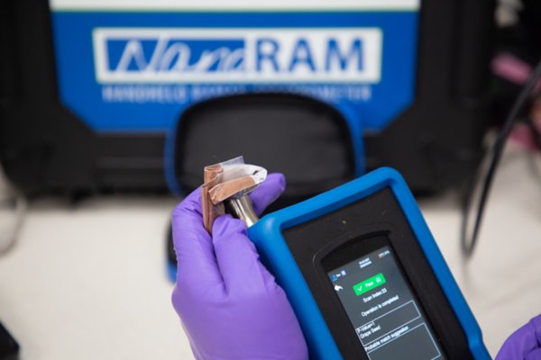 Analyzing grape seed extract with 1064 nm laser with point and shoot adapter.
