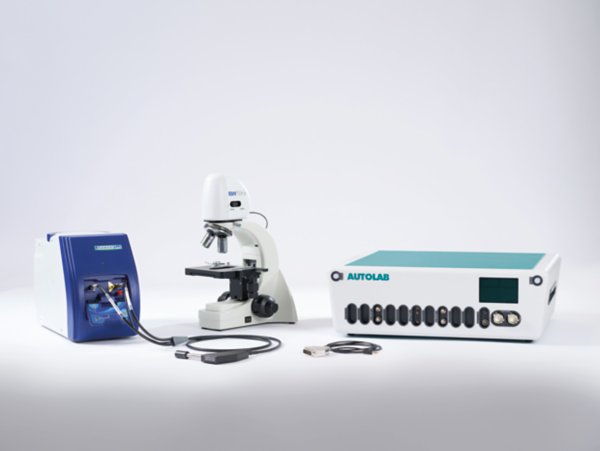 Solução eletroquímica hifenizada: Autolab B&W Tek Hyphenated Raman EC