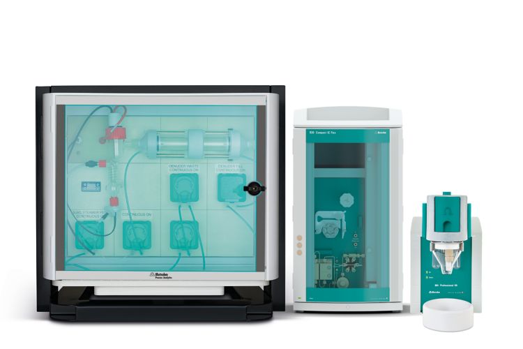 Metrohm Process Analytics, Process analyzer systems, Front view, Research, aerosols, Metrohm AeRosol Sampler, Aerosol Collector, SJAC, Steam Jet Aerosol Collector, PILS, wet part