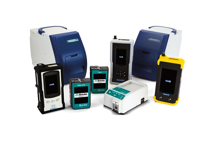 Raman spectroscopy systems from Metrohm Spectro: Handheld spectrometers, benchtop spectrometers, portable spectrometers