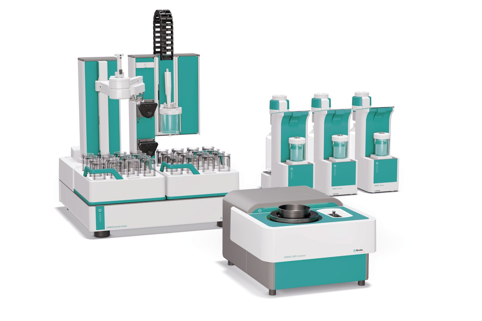 OMNIS platform: Titration, NIR spectroscopy, and auotmation on the same platform, controlled by a single software.