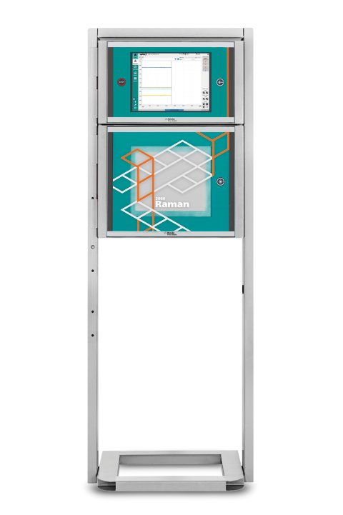 図3 細胞培養バイオリアクター中の乳酸とグルコースの定量分析に使用した2060RamanAnalyzer