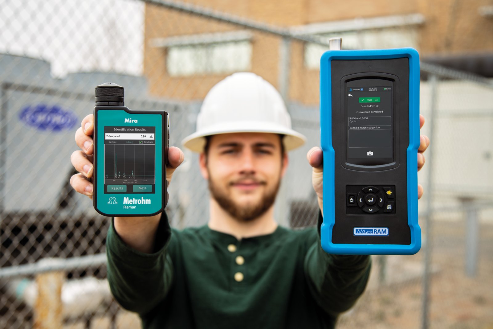 MIRA P, NanoRam 1064, Raman Spectroscopy, RMID, Pharma, Chemical, Raw material inspection, identification, verification, compliant, handheld, lab to loading dock