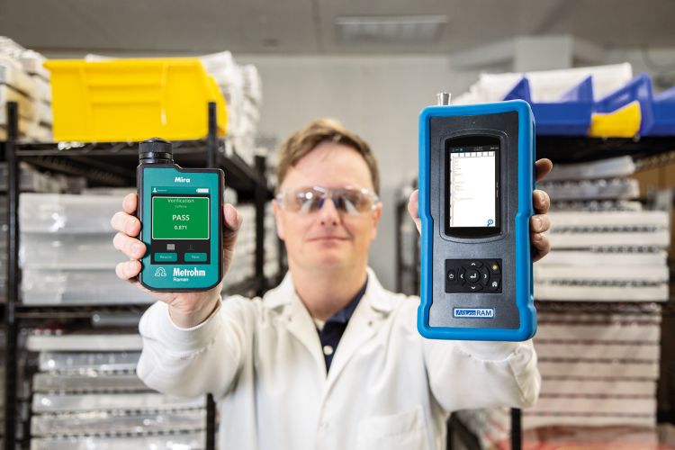 MIRA P, NanoRam 1064, Raman Spectroscopy, RMID, Pharma, Chemical, Raw material inspection, identification, verification, compliant, handheld, lab to loading dock