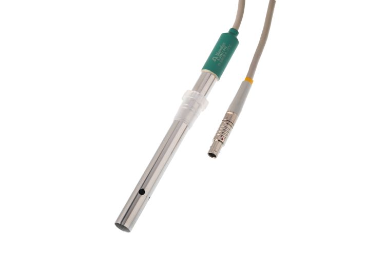 Celda de medida de la conductividad con c = 0,1 cm-1 con Pt1000 (cable fijo, 0,65 m)