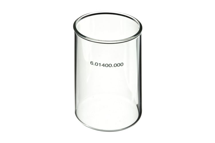 Sample beakers, clear glass, 250 mL, 10 pieces