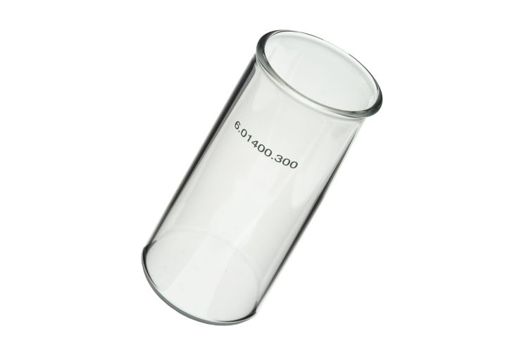 Sample beakers, clear glass, 120 mL, 20 pieces