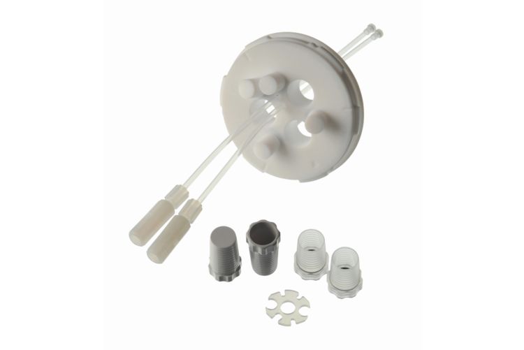 Titration head 3xNS14 / 4x6.4 mm (P&P)