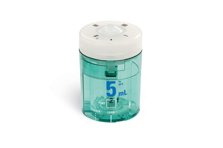 Unità cilindro OMNIS da 5 mL senza accessori