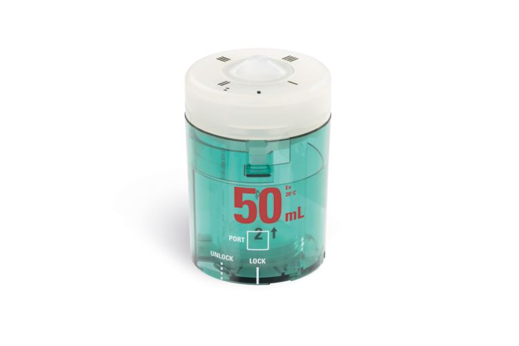OMNIS 50 mL cylinder unit without accessories