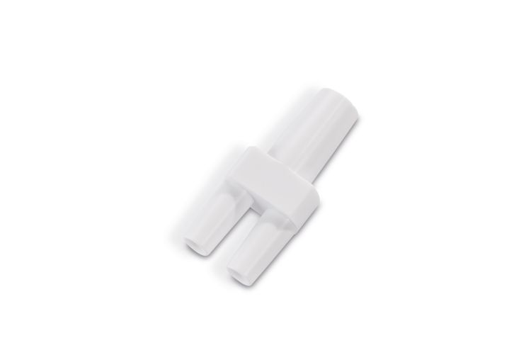 Conector del tubo de desagüe, PP, 2 x 7–8 mm