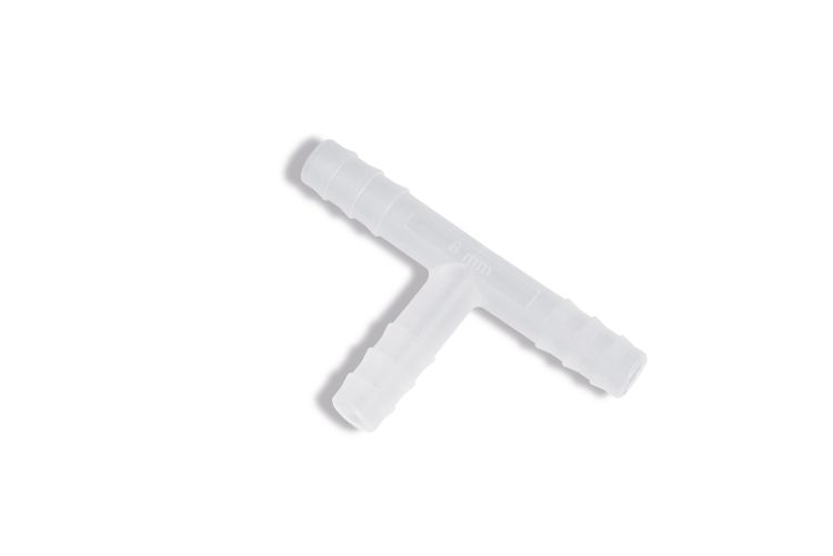 Conector de tubo en T, PP, 3 x 7–8 mm