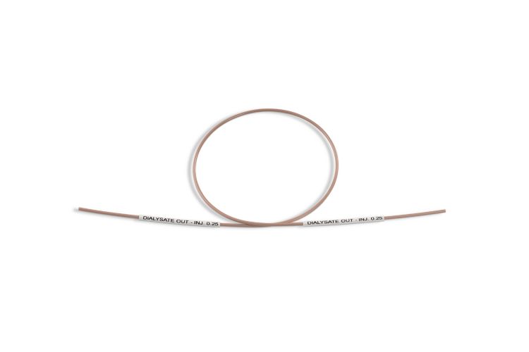 PEEK capillary DIALYSATE OUT – INJ, 400/0.25 mm