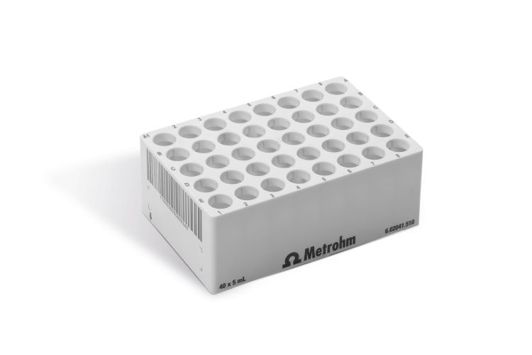 OMNIS sample rack 40 x 5 mL