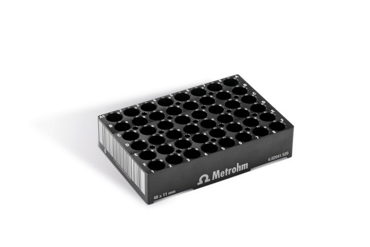 Gradilla de muestras OMNIS 48 x 11 mm