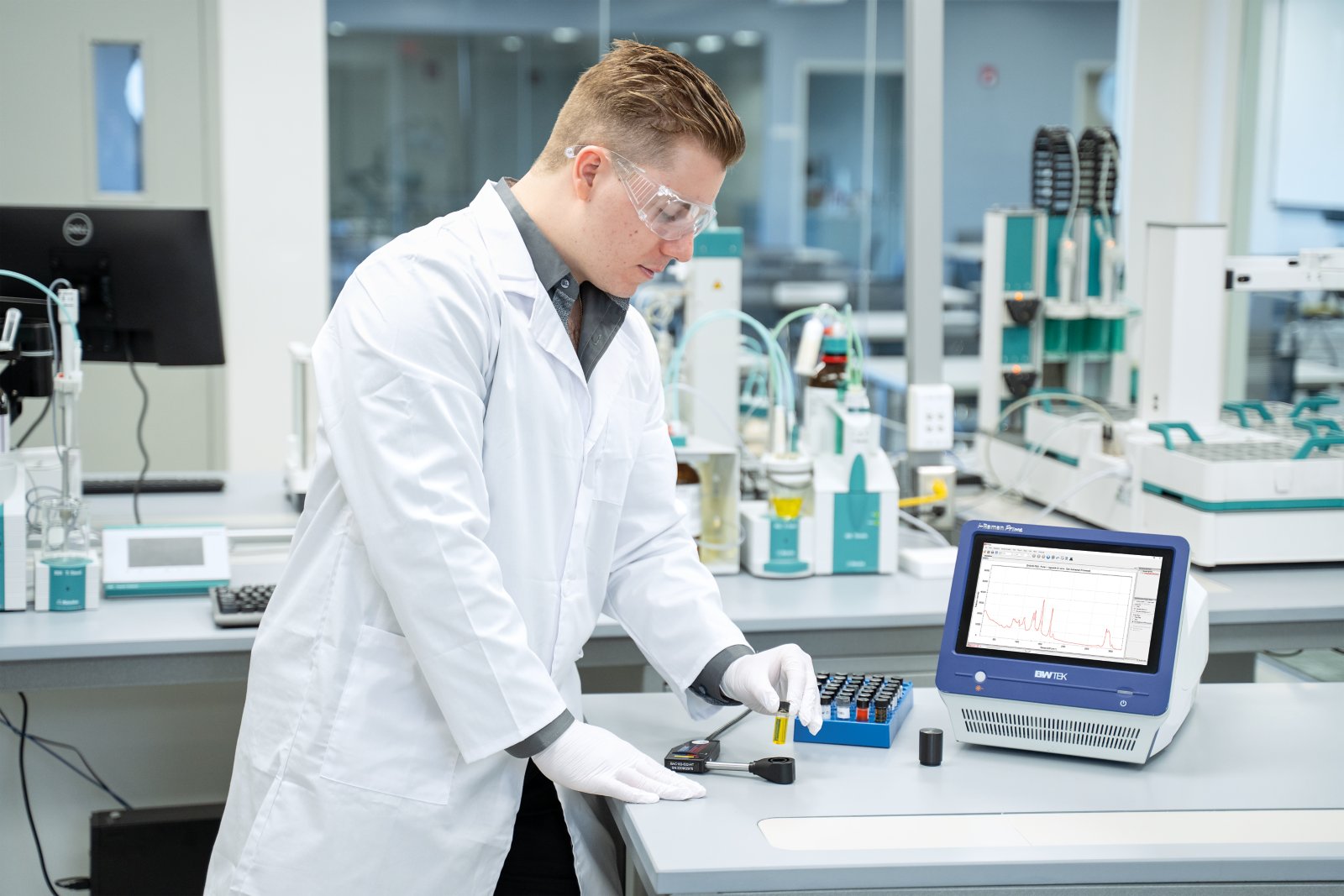 iRaman Prime, Raman Spectroscopy, laboratory, 785nm, 532nm, validation, verification, identification of materials, high resolution, RMID, quality control, fiber optic probes, Raman microscopy, transmission Raman