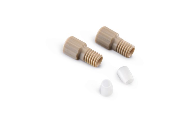 Flangeless fitting M6, 1/8", 2 pcs