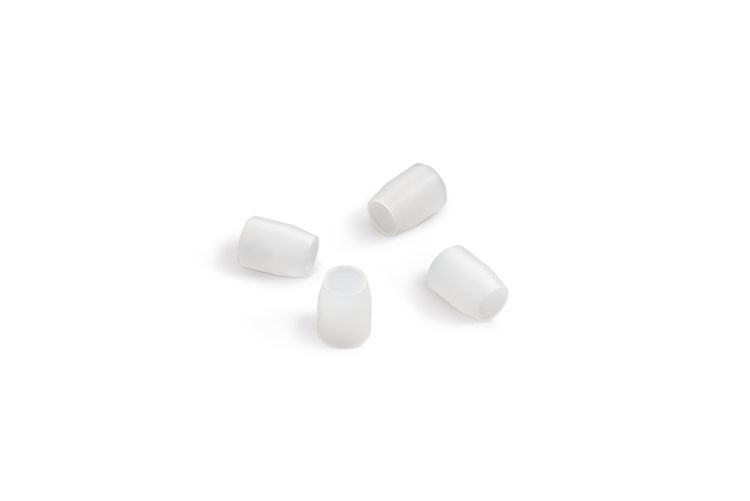 Flangeless ferrule for 1/8", PVDF, 4 pcs