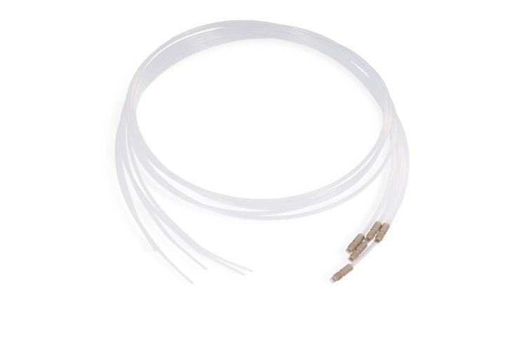 FEP aspiration tubing M6, 1.40 m, flow-through cell