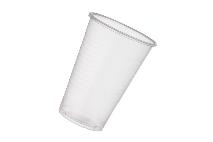 Sample beaker, disposable, plastic (PP), 200 mL, 1000 pieces
