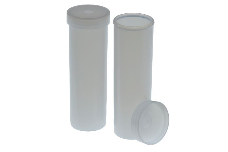 Sample beaker, plastic (PE), 75 mL, 144 pieces