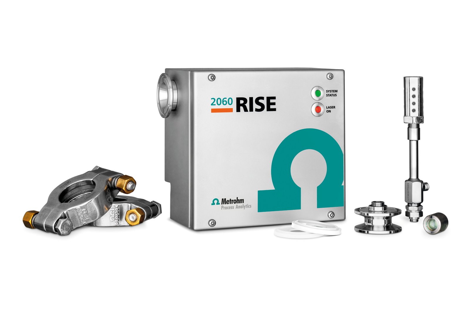 Metrohm Process Analytics, 2060 RISE, 2060 platform, process analyzer, Raman sensor, vortex, Raman, triclamp flange, 785nm, process raman, CMOS, Raman intelligent sensor, high temperature, accesories