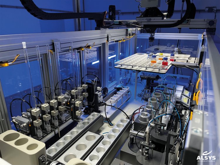 ALSYS, Lab Robotics, Lab Robot insight, Robotic sample preparation, boiling under reflux