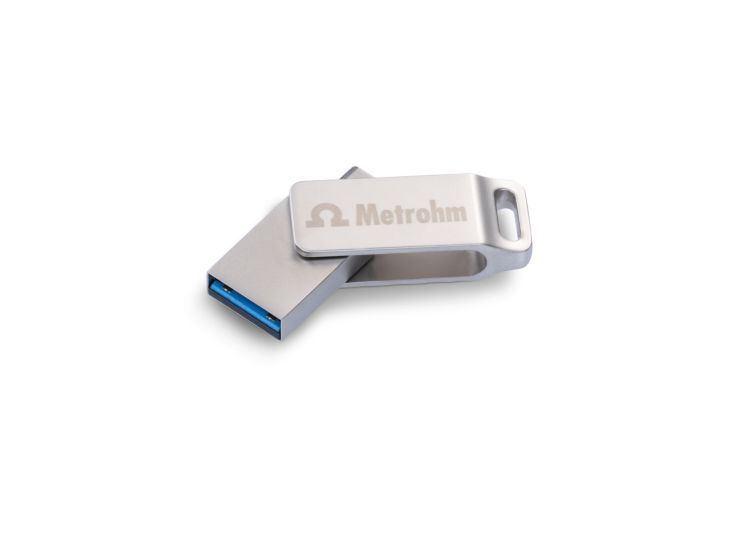 USB flash drive for the IONIC Titrator