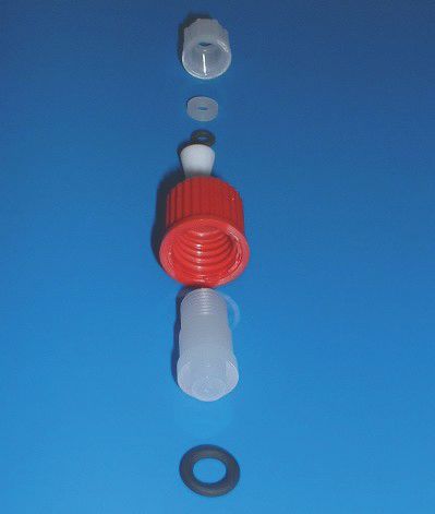 Verschraubung komplett zu Blasengefäss.